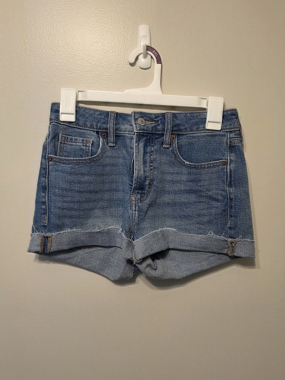 Old Navy Size 0, Pac Sun Size 0Blue Rolled Hem Denim Shorts